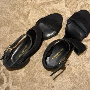 Marc New York Heels size 8M, Black